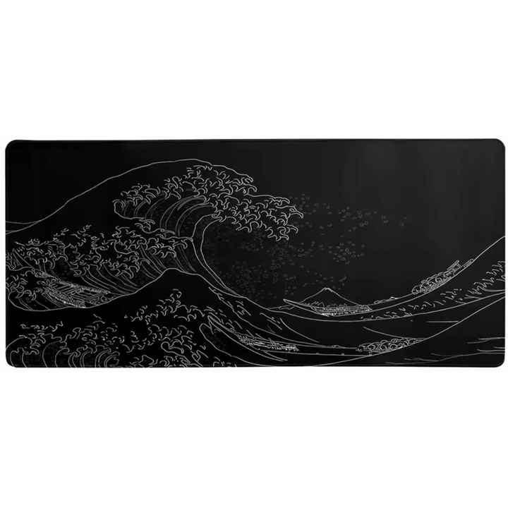 Подложка за мишка DKM XXL, 120x60см, противоплъзгаща, черна
