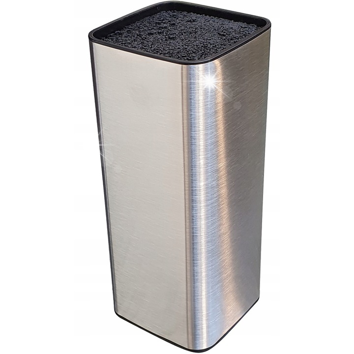 Стойка за ножове Brunbeste, от неръждаема стомана, 9,5x9,5x22см, без ножове