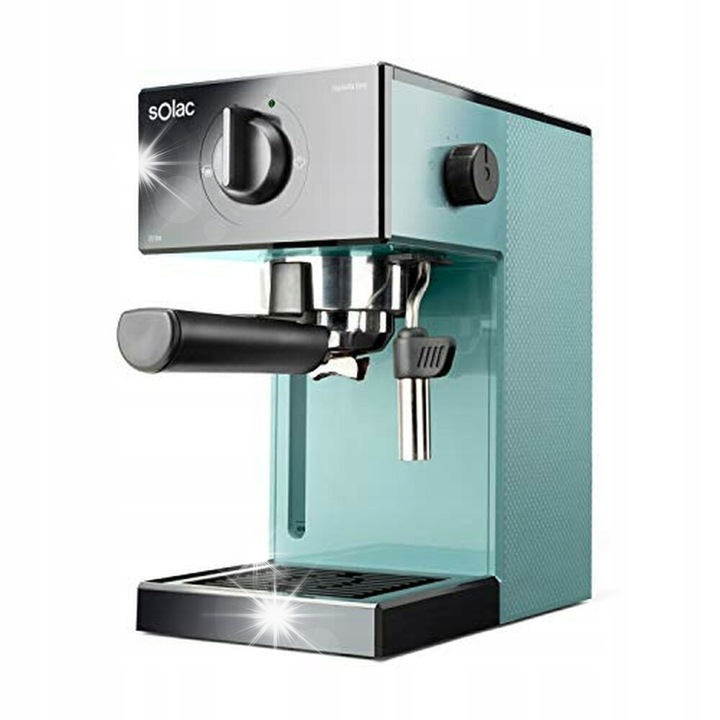 Espressor automat Solac Squissita Easy, 1050W, 20 bar, capacitate 1,5L, grafit, 15x24x28cm