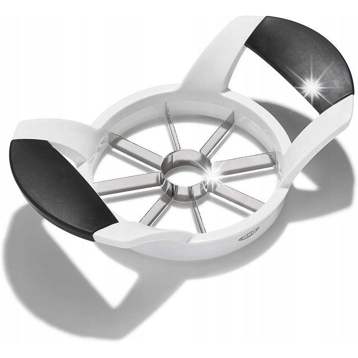 Feliator manual OXO Good Grips, alb-negru, 11x18x6cm