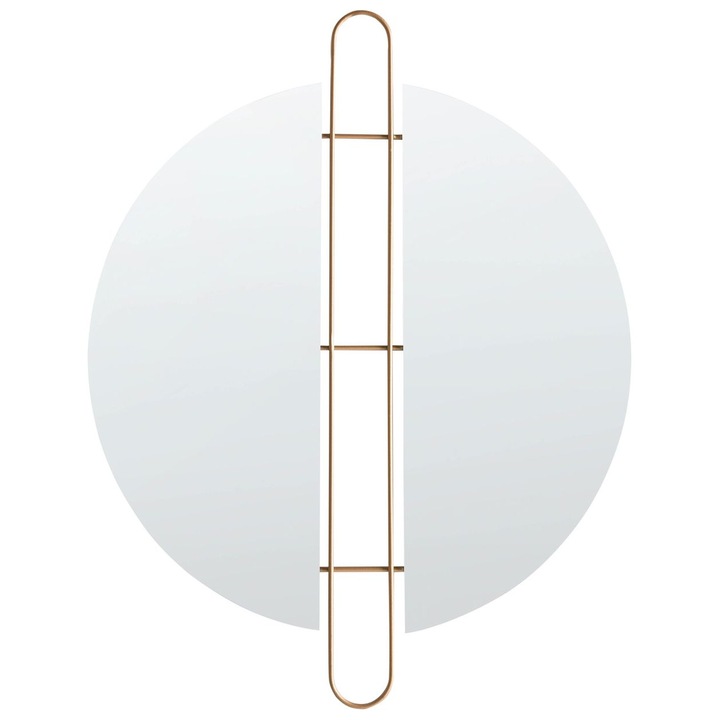 Oglinda de perete Attin 52 cm 65 cm Auriu