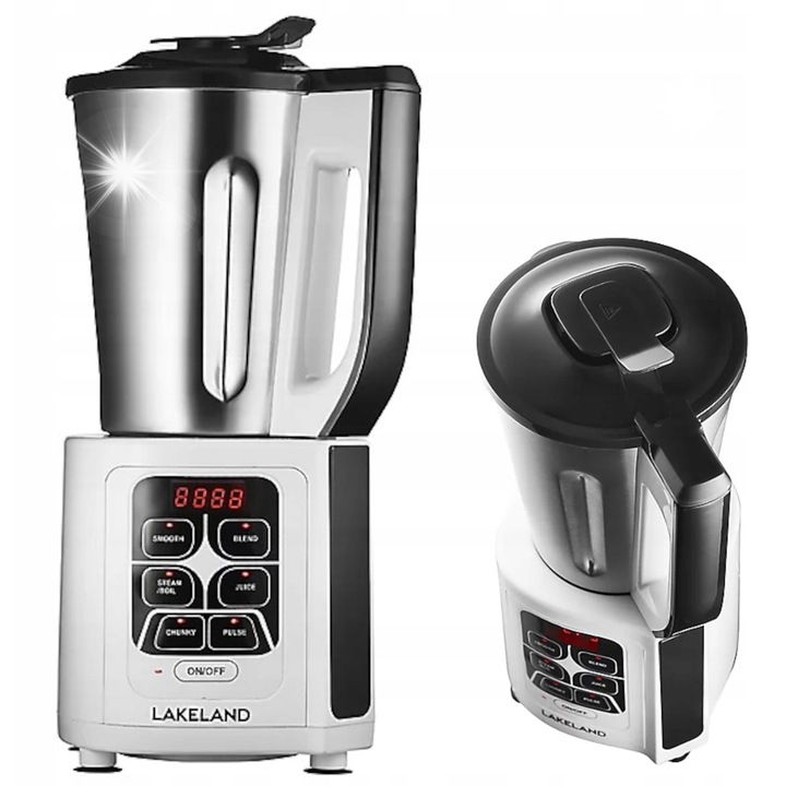 Robot de bucatarie automat Lakeland, 1.5L, 350W, 6 functii, inox, cu mentinere caldura
