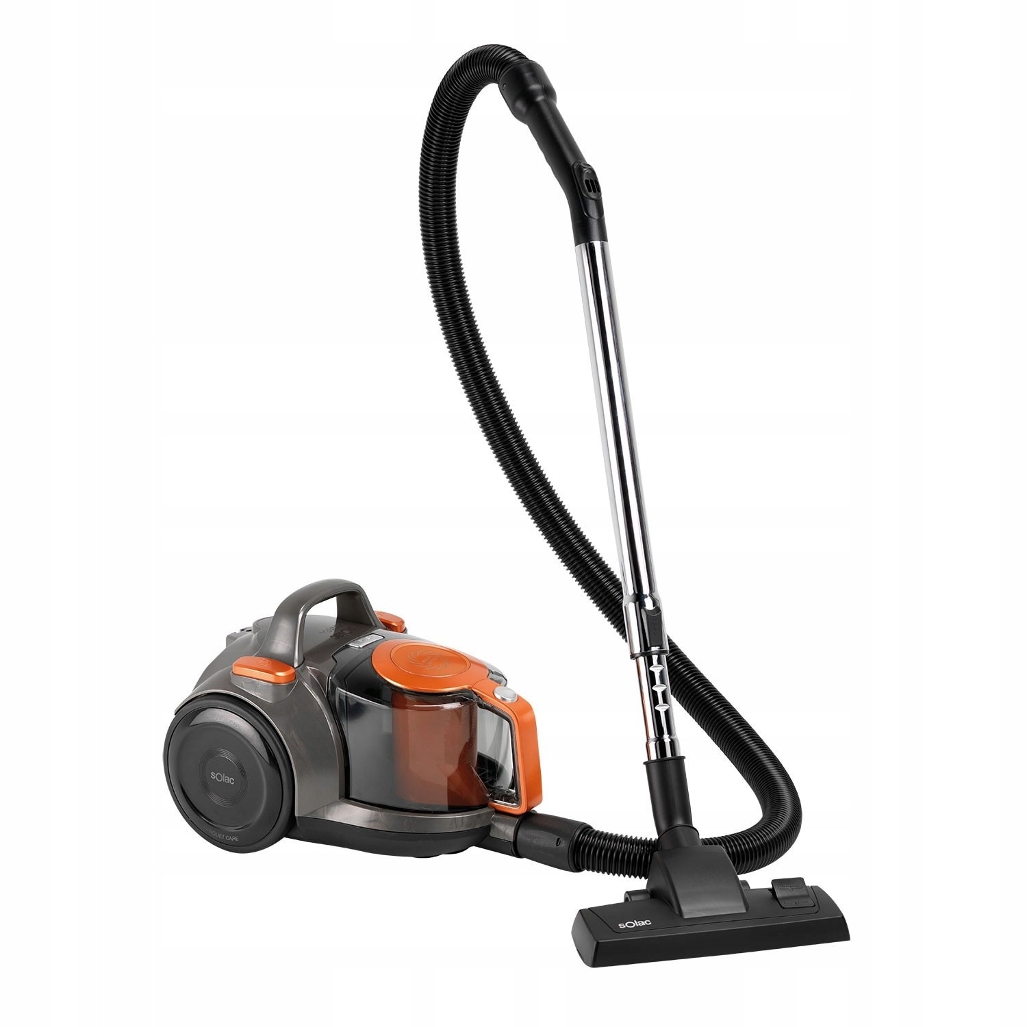 Aspirator fara sac Solac, model AS3103, 600W, capacitate 2,5L, filtru HEPA, tehnologie ciclonica
