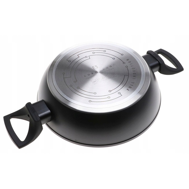 Garnet Niski Plaski 28cm, Marmura, 3,3l, Inductie, Gaz