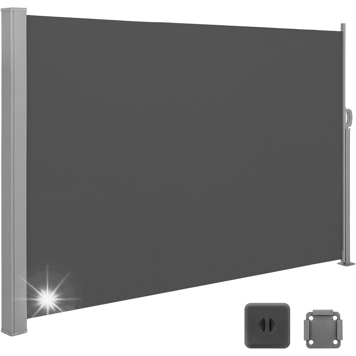 Прибиращ се навес 300x200см, Songmics, текстилен материал, устойчив на атмосферни влияния, лесен монтаж