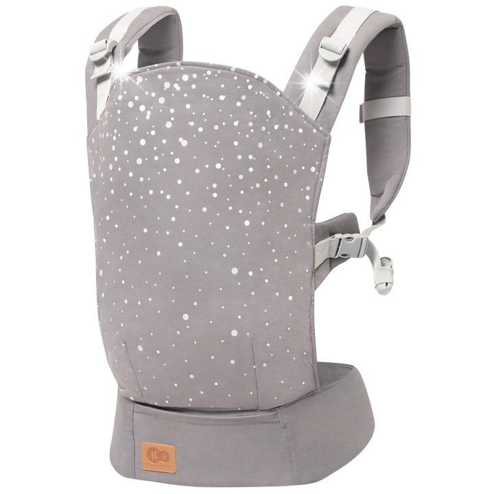 Marsupiu ergonomic Kinderkraft, 20 kg, Gri
