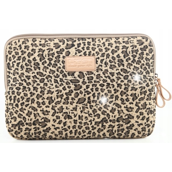 Husa laptop, DKM, 14", interior din plus, 36,5x26x1,7cm