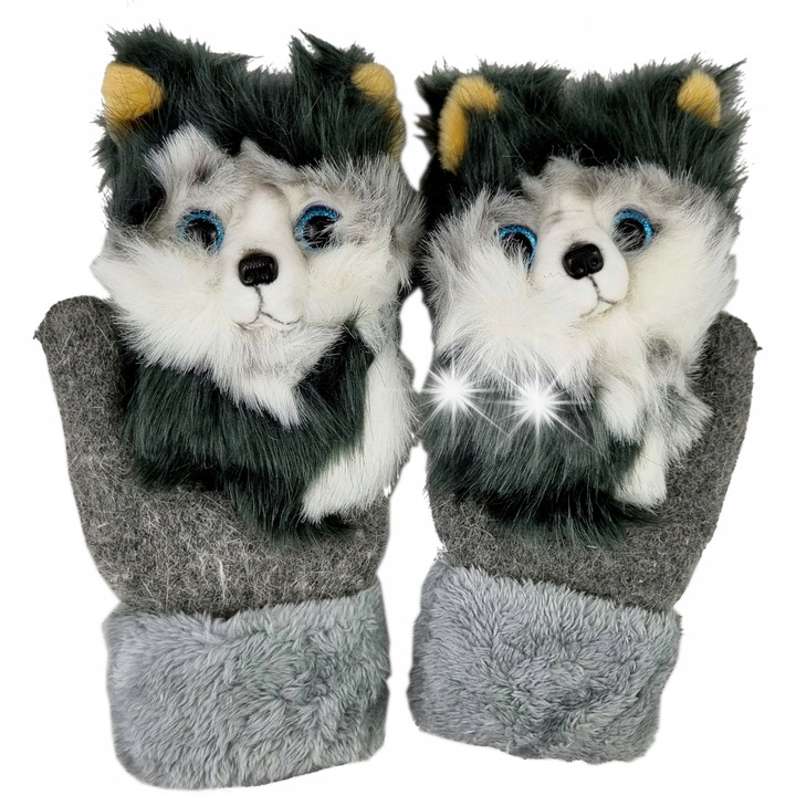 Manusi copii, DKM, Gri, 24x8,5cm