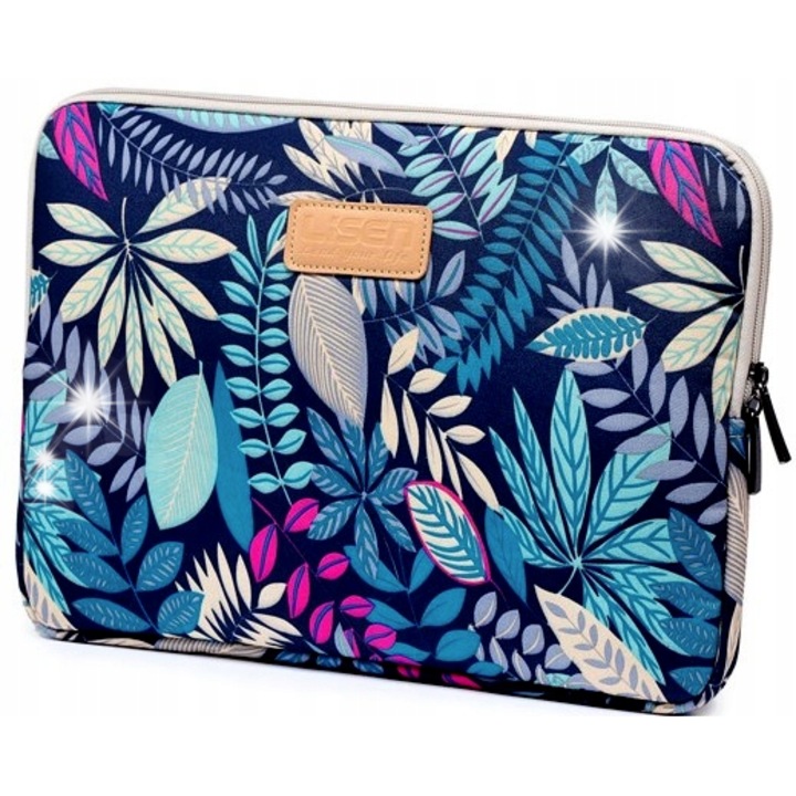 Husa pentru laptop, DKM, 33,5x23,5x1,5cm, rezistenta la apa, interior din plus