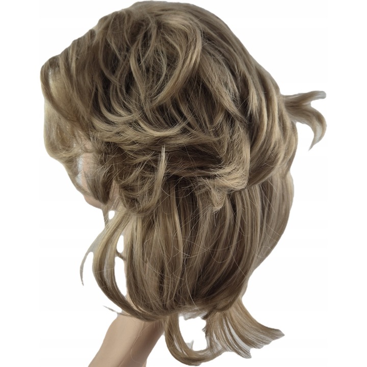 Peruca retro DKM, Sintetic, 50 cm, Blond