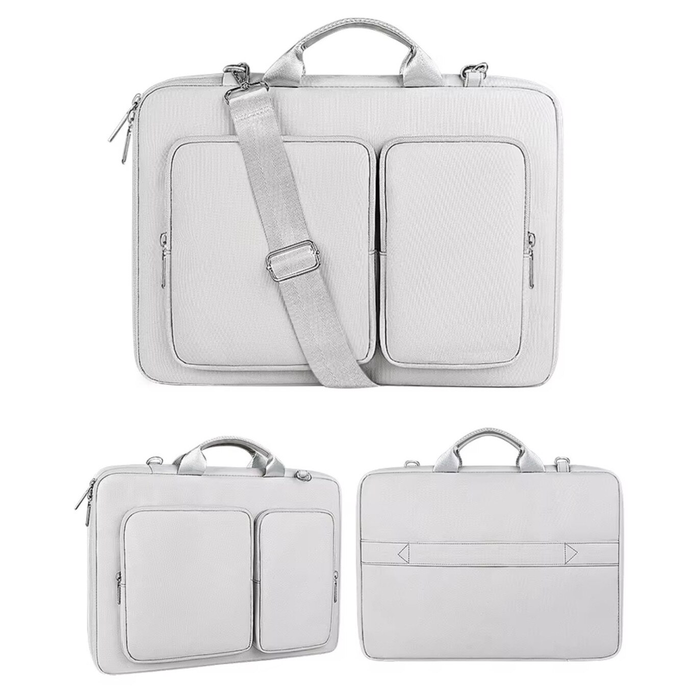 Geanta laptop DKM 13,3 inch rezistenta la apa, captusita, negru 34,5x24,5x4,5cm