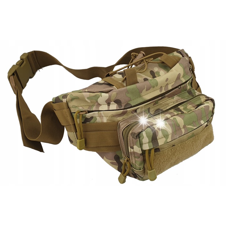 DKM sporttáska, 27x17x5-12cm, Többszínű