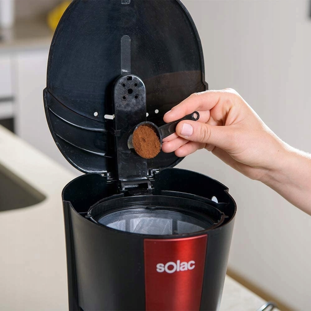 Espressor cafea Solac Stillo Digital 1.2l inox negru 900W 12 cesti