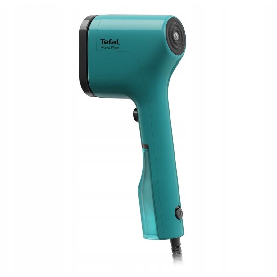 Apart de calcat manual cu abur, Tefal Pure POP, 1300W, 20g/min, verde, set cu geanta de calatorie