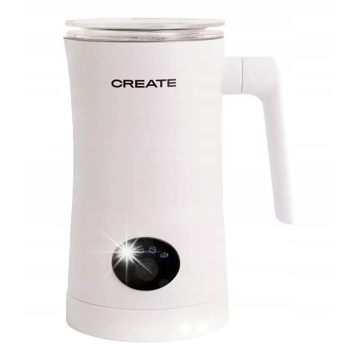 Aparat spumare lapte, Create, 1.5L, Alb