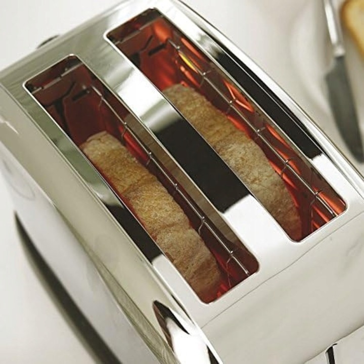 Toster Inox Toster Russell Hobbs 23311-56 inox, 1670W, 2 toaste, functie de ...