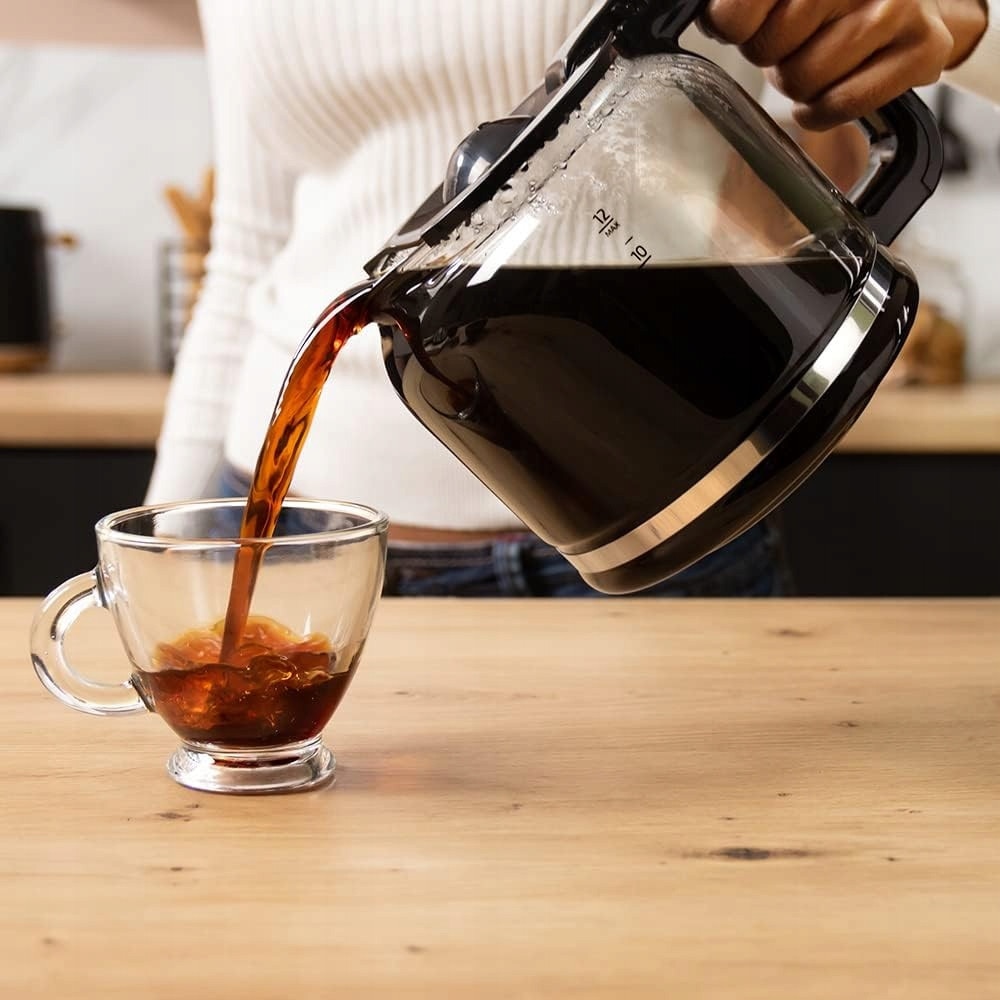 Cafetiere programabila Cecotec, 1,5L, inox, functie AutoClean, ecran LCD