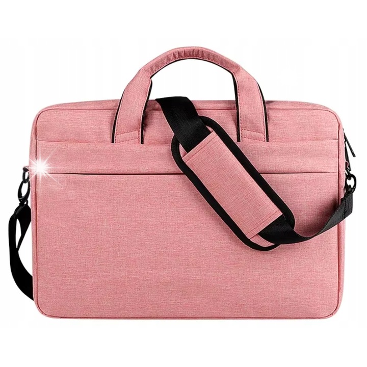 Geanta laptop DKM, 13-13,3 inch, impermeabila, cu curea reglabila, 34x23,5x5,5 cm