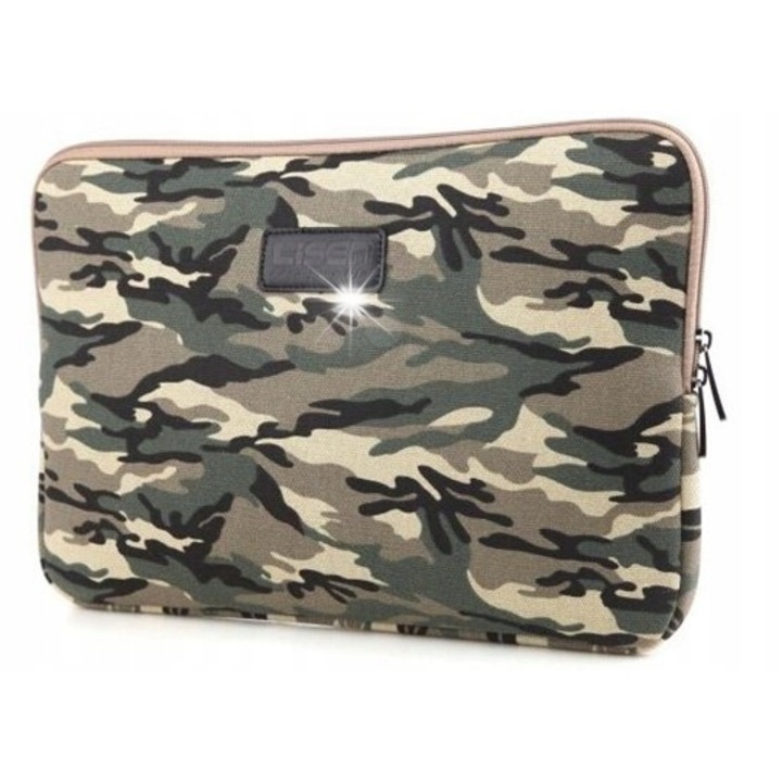 Etui universal pentru laptop, DKM, 36,5x26x1,7cm, impermeabil, interior din plus