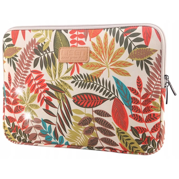 Husa laptop, DKM, 13-14 inch, impermeabila, interior din plus, 36,5x26x1,7cm