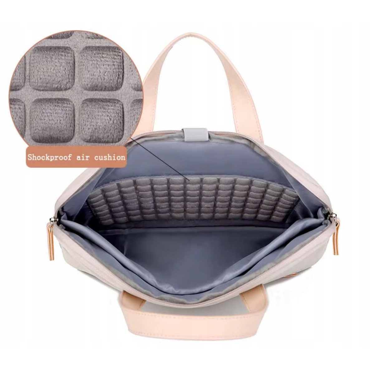Geanta laptop DKM, 15-16 inch, waterproof, cu curea reglabila, 41x29x2,5-4,5 cm, set cu buzunar extern.