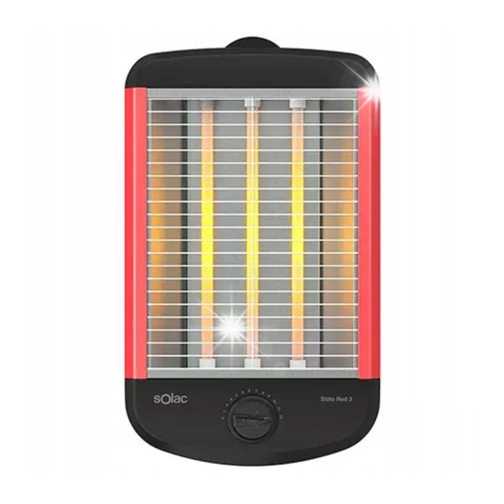 Prajitor de paine Solac, 4 felii, 600W, cu functie de dezghetare si tava pentru firimituri