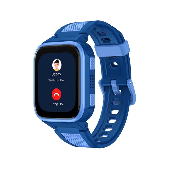 Смарт часовник LAGENIO K10, Син, 4G, 1.8'' AMOLED, 64MB RAM, 128MB ROM, Камера 0.3MP, RTOS, GPS проследяване, Видео разговори, Съобщения, Родителски контрол, Будилник, 950mAh, За деца между 5-14 години