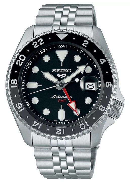 Férfi Karóra SEIKO 5 SPORTS SSK001K1 GMT Automata WR100 + Doboz