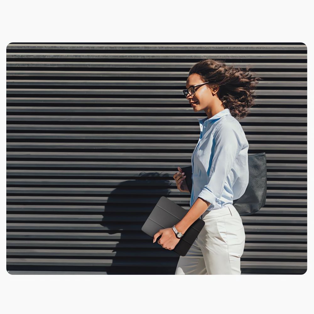 Husa tableta Graffistore pentru Xiaomi Redmi Pad 2 (11 inch) - inteligenta neagra, cu suport pentru stylus