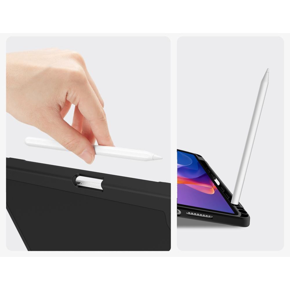 Husa tableta Graffistore pentru Xiaomi Redmi Pad 2 (11 inch) - inteligenta neagra, cu suport pentru stylus