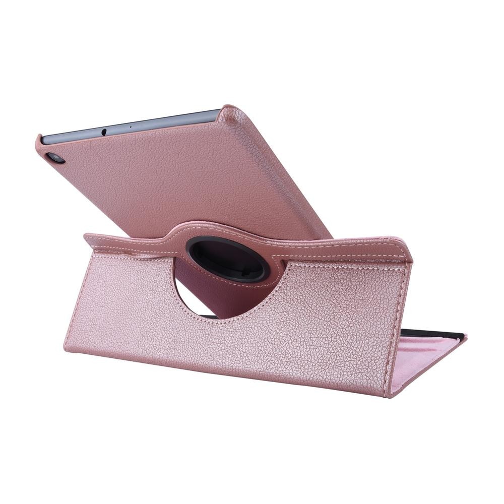 Husă tabletă Samsung Galaxy Tab A 10.1 2019 compatibilă (SM-T510, SM-T515) - husă tabletă din piele artificială roz aurie, rotativă