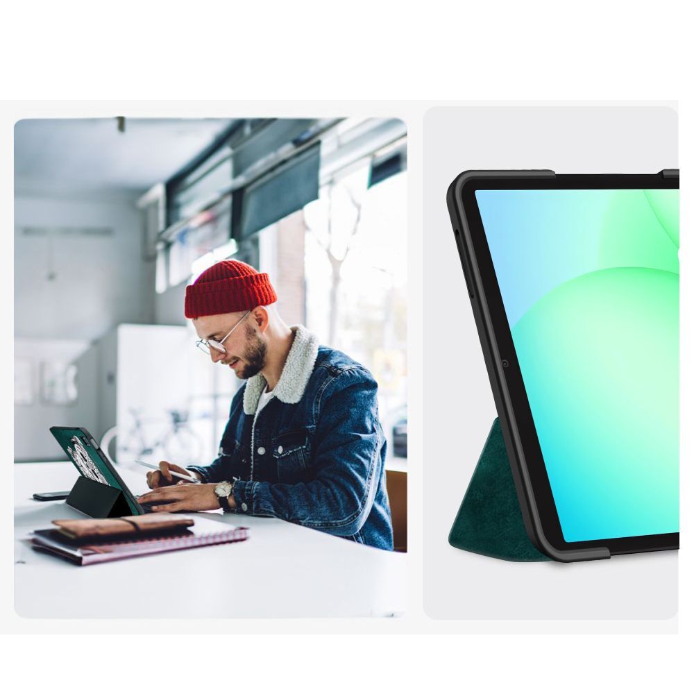 Husă tabletă Tokgalaxis compatibilă cu Samsung Galaxy Tab A11+ Plus (SM-X310, SM-X236) - Sad Cat