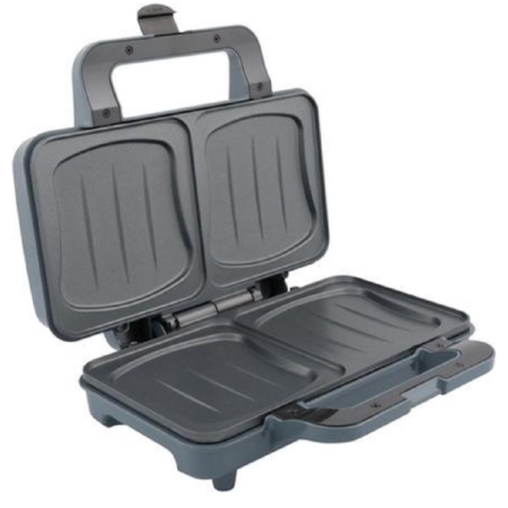 Sandwich maker Frifri 2XXL, 800W, design ergonomic, culoare gri, set pentru 2 sandvisuri