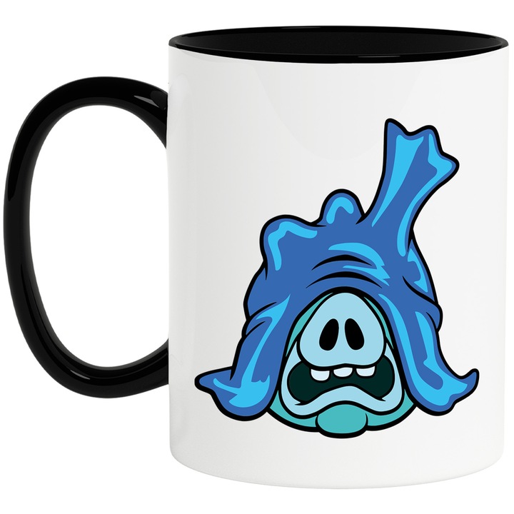 Cana Cu Star Wars – Inima Aventurii Vesela Printre Stele – Aventura, Copii si Distractie, Ceramica, 330ML, Cu Maner si Interior Negru