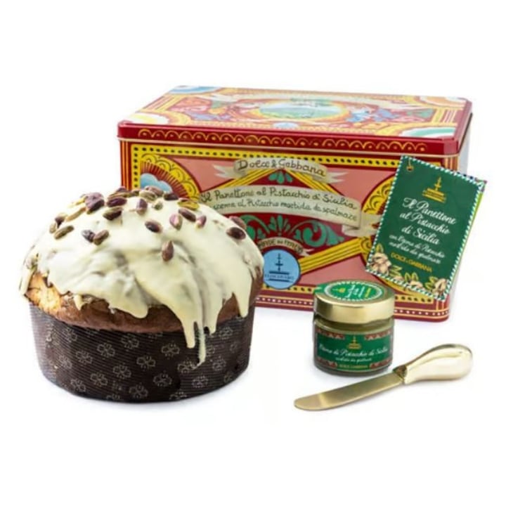 Panettone artizanalcu fistic Fiasconaro × Dolce & Gabbana