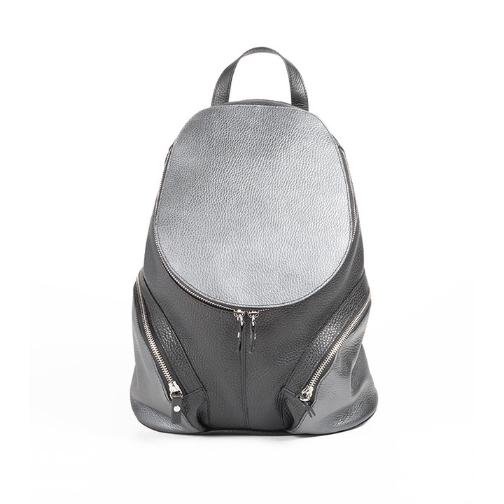 Rucsac Danielle Dama Piele naturala, Anna Fellini negru