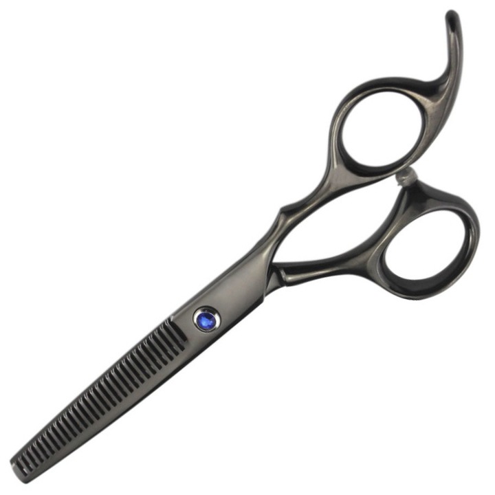 Ножици за подстригване Gepard, 5, 5 инча, стомана, черен цвет