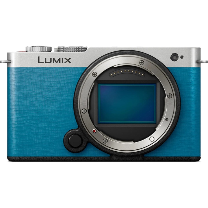 Panasonic DC-S9 Lumix aparat foto mirrorless compact full-frame (24.2MP, incadrare flexibila, LUMIX Lab, AF hibrid cu detectie de faza), albastru-argintiu