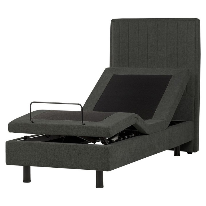 Pat reglabil Duke ii 80 x 200 cm Gri inchis