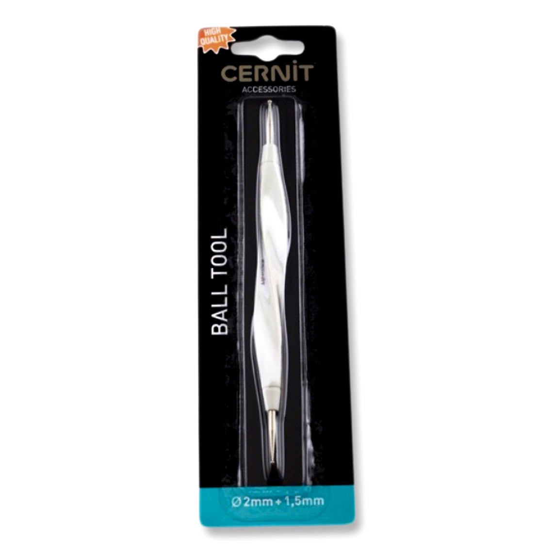 Ustensilă modelaj cu bile metalice Cernit CE917, 1.5mm-2mm, pentru
