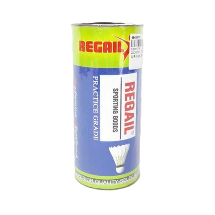 Set 3 fluturasi badminton, alb