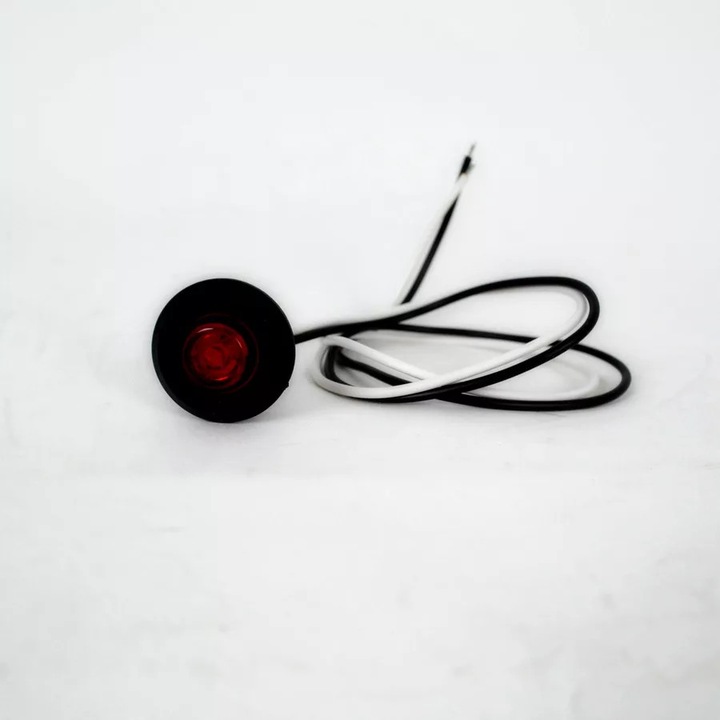 Lampa LED gabarit, rotund Eagle Eye, 12/24V, roșu, 1 bucată