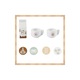 Aparat de cafea de jucarie, 2 cani, cutie lapte, capsule cafea, lemn