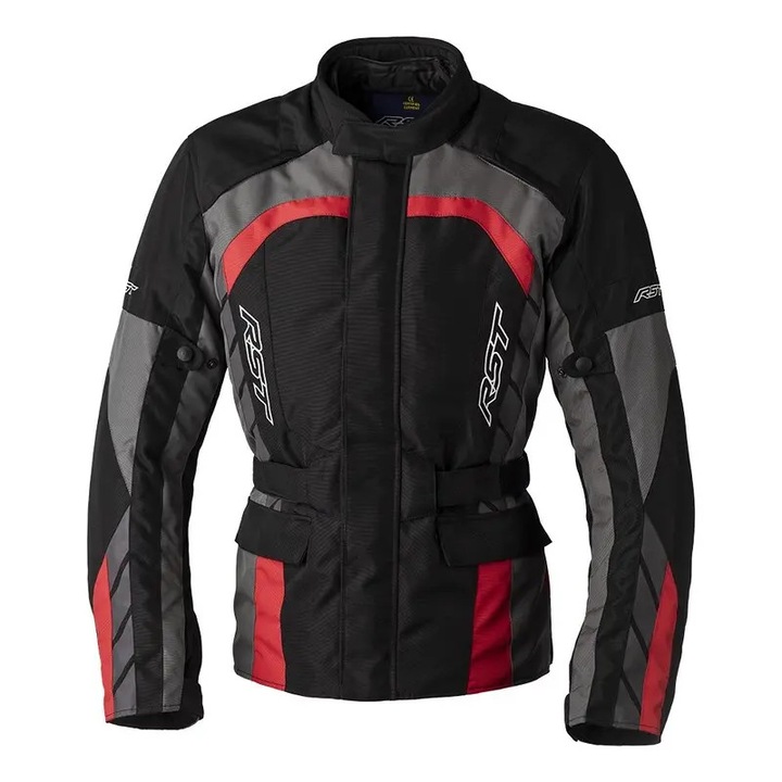 RST Alpha 5 CE Textil Dzseki - Fekete/Piros Méret M