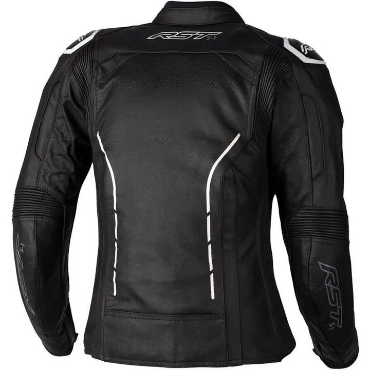 RST Női Bőrdzseki - Fekete/Fehér Méret L MBHR_8006809011