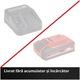 Statie de alimentare portabila pe acumulator Einhell TC-ES 18/150/1 Li-Solo Power X-Change, 18 V, invertor compact, iesire 230 V, porturi USB-A si USB-C-PD, nu contine acumulatorul