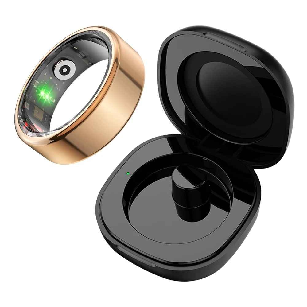 COLMI R02 Smart Ring Gold – Inel Inteligent 5ATM, HR & SpO₂, 39 Zile ...