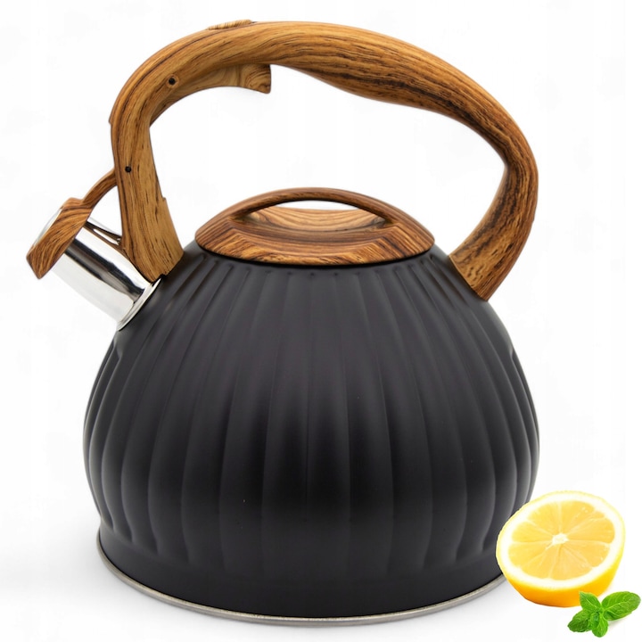 Fierbator Antek, Koko, Otel, 3L, Negru