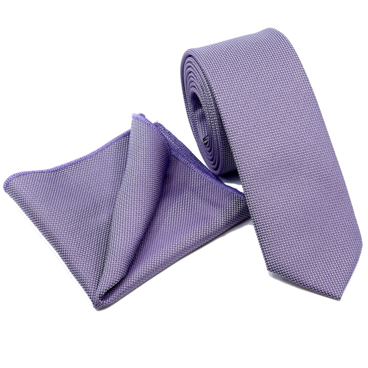 Cravata barbati LEGEND cu batista 6.5cm