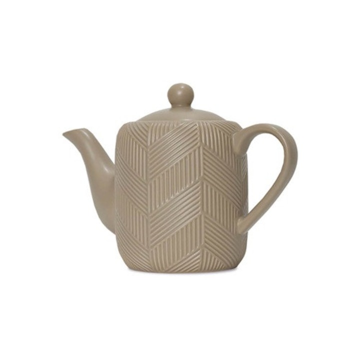 MAESTRO 'BEIGE GEOMETRIA' kerámia teáskanna, 900 ml, 17,5x20,5x11 cm